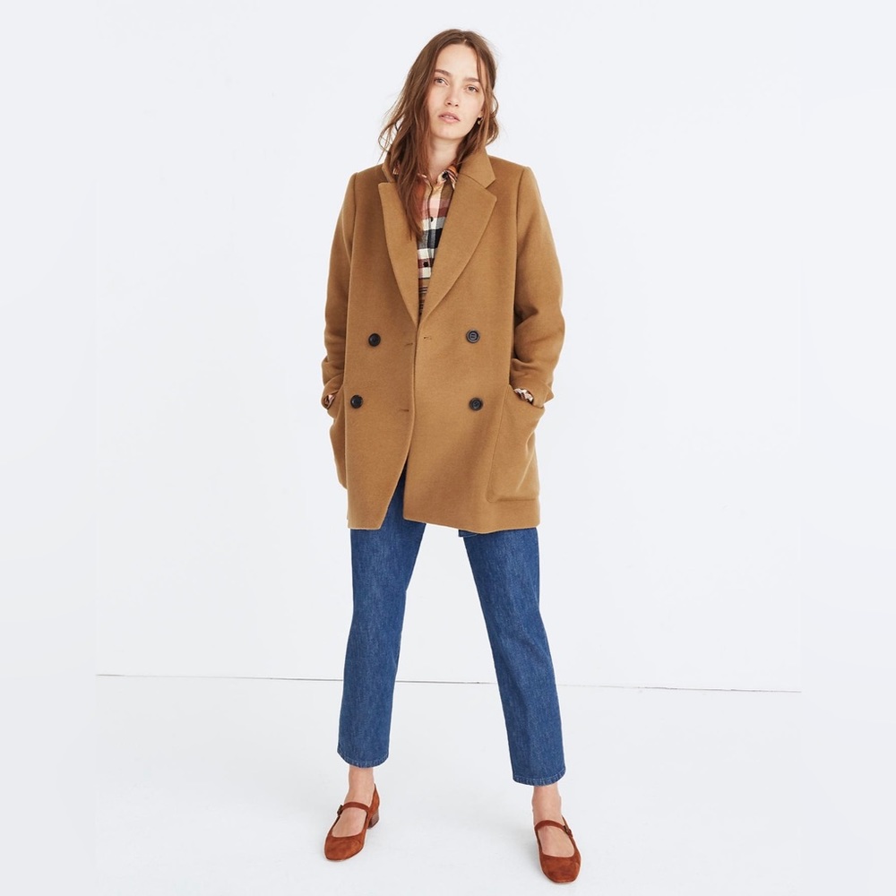 Madewell Hollis Double Breasted Coat